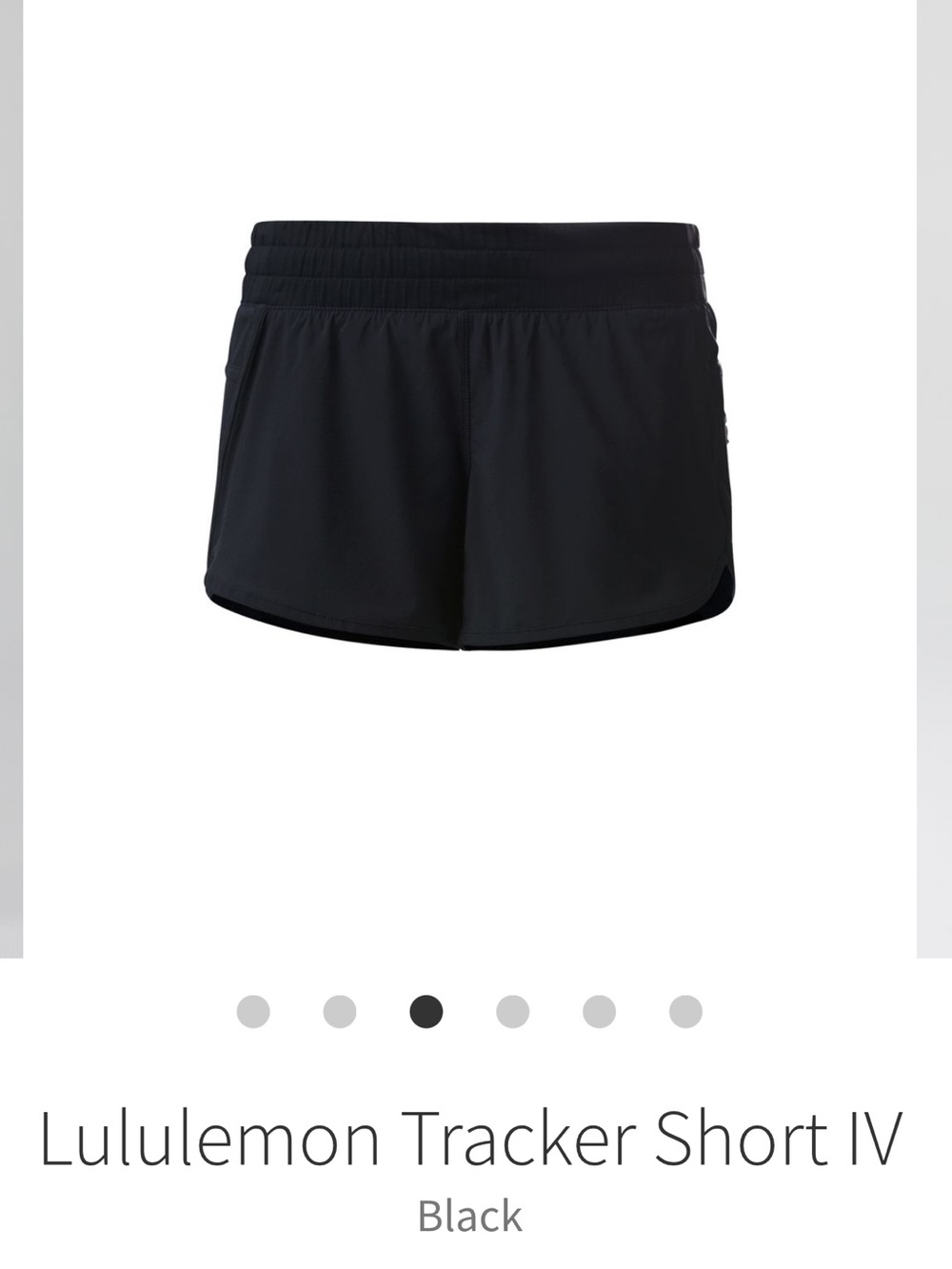 lululemon athletica Tracker Short IV - Black